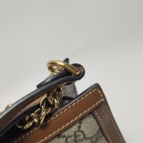 Gucci Padlock Chain Tote GG Coated Canvas with Leather Small — thumbnail 13
