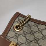 Gucci Padlock Chain Tote GG Coated Canvas with Leather Small — thumbnail 11