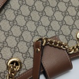 Gucci Padlock Chain Tote GG Coated Canvas with Leather Small — thumbnail 12