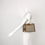 Gucci Padlock Chain Tote GG Coated Canvas with Leather Small — thumbnail 2