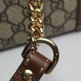 Gucci Padlock Chain Tote GG Coated Canvas with Leather Small — thumbnail 9