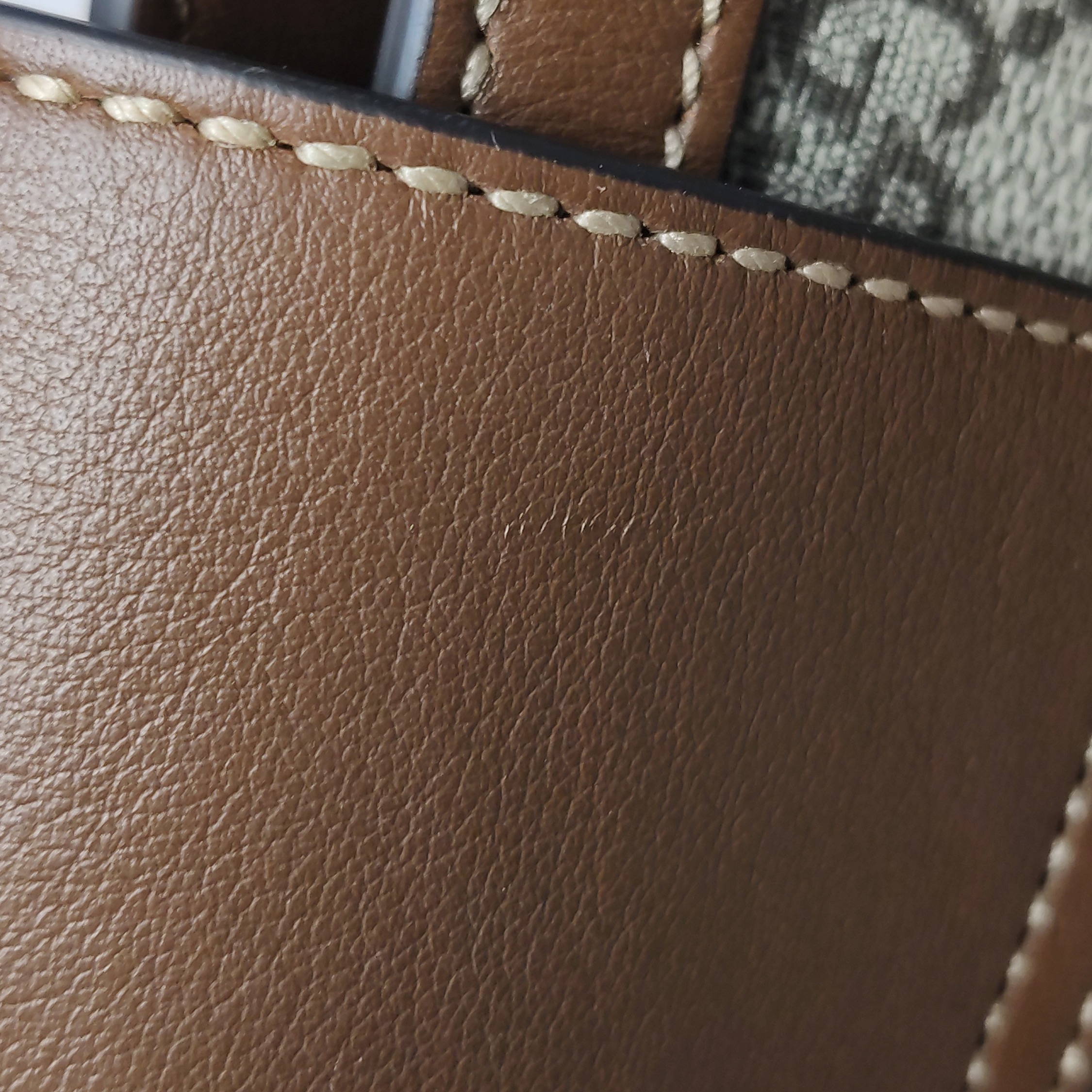 Gucci Padlock Chain Tote GG Coated Canvas with Leather Small — photo 11 of 12