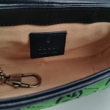 Gucci GG Marmont Flap Bag Diagonal Quilted GG Canvas with Leather Micro — thumbnail 8