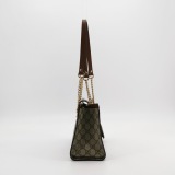 Gucci Padlock Chain Tote GG Coated Canvas with Leather Small — thumbnail 5