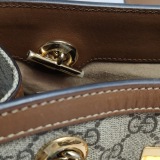 Gucci Padlock Chain Tote GG Coated Canvas with Leather Small — thumbnail 10