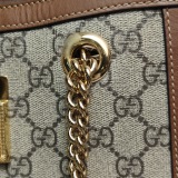 Gucci Padlock Chain Tote GG Coated Canvas with Leather Small — thumbnail 11