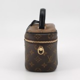 Louis Vuitton(LV) Vanity Handbag Reverse Monogram Canvas PM — thumbnail 3