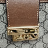 Gucci Padlock Chain Tote GG Coated Canvas with Leather Small — thumbnail 9