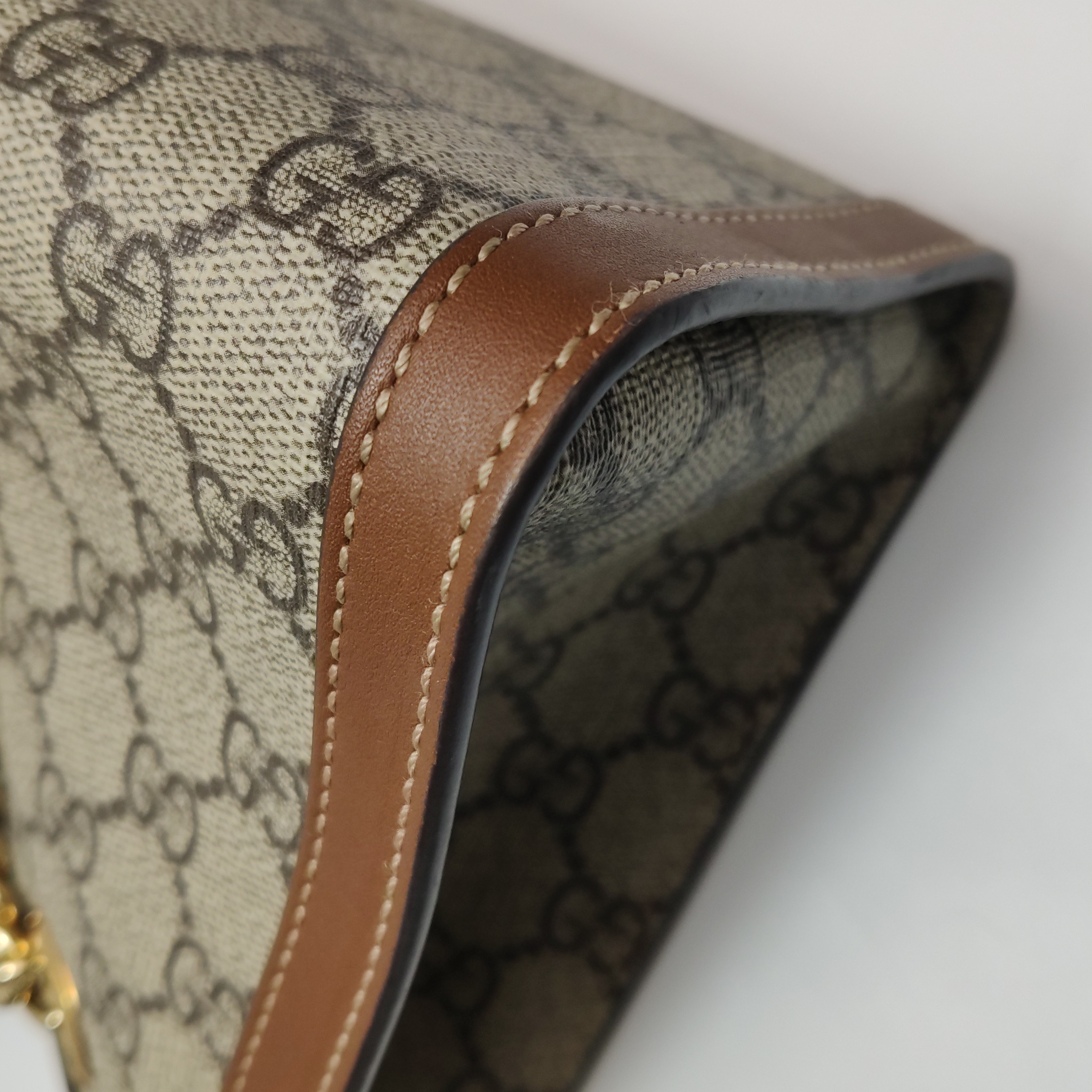 Gucci Padlock Chain Tote GG Coated Canvas with Leather Small — photo 15 of 16