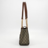 Gucci Padlock Chain Tote GG Coated Canvas with Leather Small — thumbnail 5