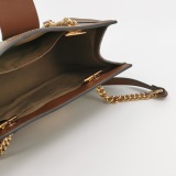Gucci Padlock Chain Tote GG Coated Canvas with Leather Small — thumbnail 7