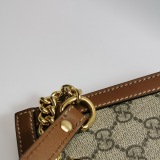 Gucci Padlock Chain Tote GG Coated Canvas with Leather Small — thumbnail 12