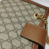 Gucci Padlock Chain Tote GG Coated Canvas with Leather Small — thumbnail 13