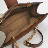 Gucci Padlock Chain Tote GG Coated Canvas with Leather Small — thumbnail 7