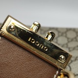 Gucci Padlock Chain Tote GG Coated Canvas with Leather Small — thumbnail 9