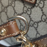 Gucci Padlock Chain Tote GG Coated Canvas with Leather Small — thumbnail 10