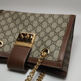 Gucci Padlock Chain Tote GG Coated Canvas with Leather Small — thumbnail 12