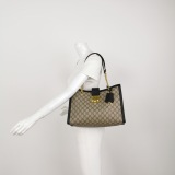 Gucci Padlock Chain Tote GG Coated Canvas with Leather Medium — thumbnail 2