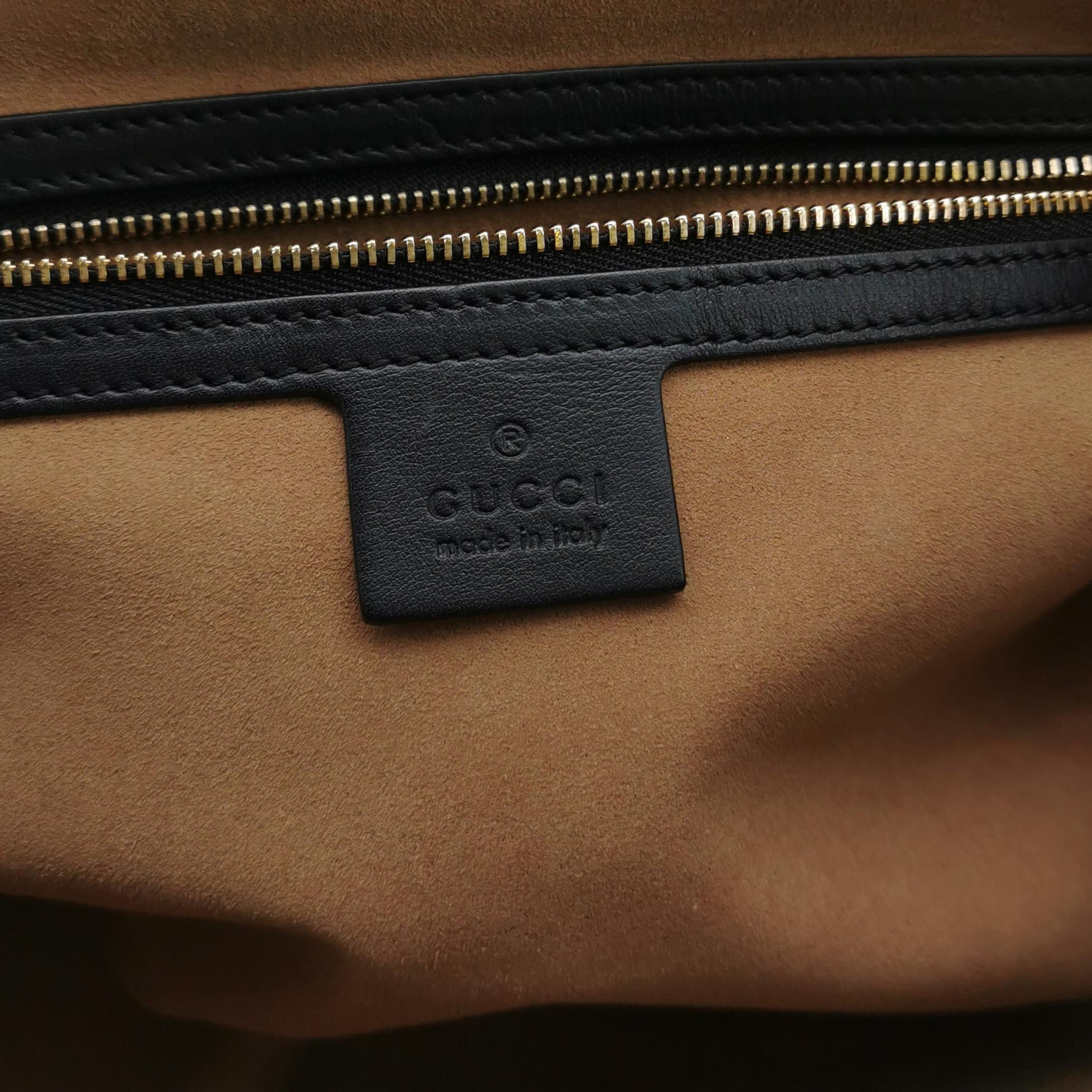 Gucci Padlock Chain Tote GG Coated Canvas with Leather Medium — photo 8 of 16