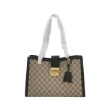 Gucci Padlock Chain Tote GG Coated Canvas with Leather Medium — thumbnail 1