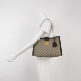 Gucci Padlock Chain Tote GG Coated Canvas with Leather Medium — thumbnail 2