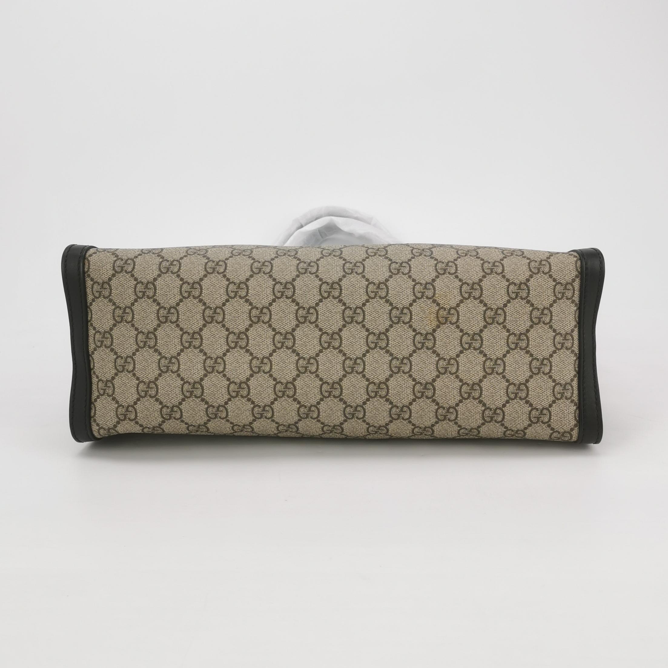 Gucci Padlock Chain Tote GG Coated Canvas with Leather Medium — photo 6 of 12