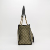 Gucci Padlock Chain Tote GG Coated Canvas with Leather Medium — thumbnail 4
