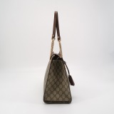 Gucci Padlock Chain Tote GG Coated Canvas with Leather Medium — thumbnail 5