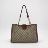 Gucci Padlock Chain Tote GG Coated Canvas with Leather Medium — thumbnail 3
