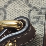 Gucci Padlock Chain Tote GG Coated Canvas with Leather Medium — thumbnail 11