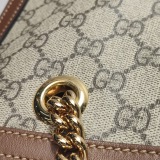 Gucci Padlock Chain Tote GG Coated Canvas with Leather Medium — thumbnail 11