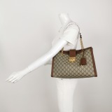 Gucci Padlock Chain Tote GG Coated Canvas with Leather Medium — thumbnail 2