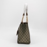 Gucci Padlock Chain Tote GG Coated Canvas with Leather Medium — thumbnail 5