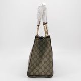 Gucci Padlock Chain Tote GG Coated Canvas with Leather Medium — thumbnail 4