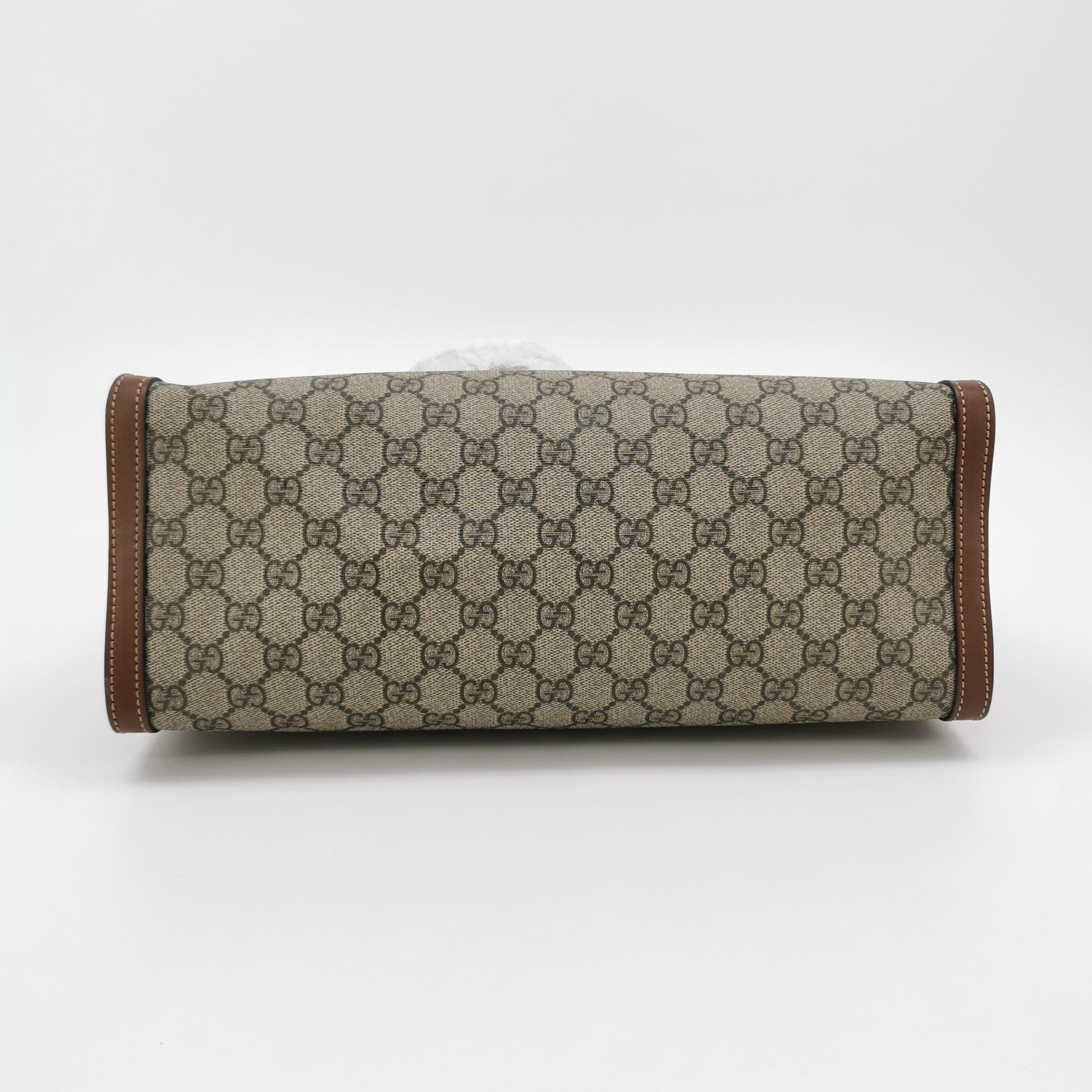 Gucci Padlock Chain Tote GG Coated Canvas with Leather Medium — photo 6 of 13