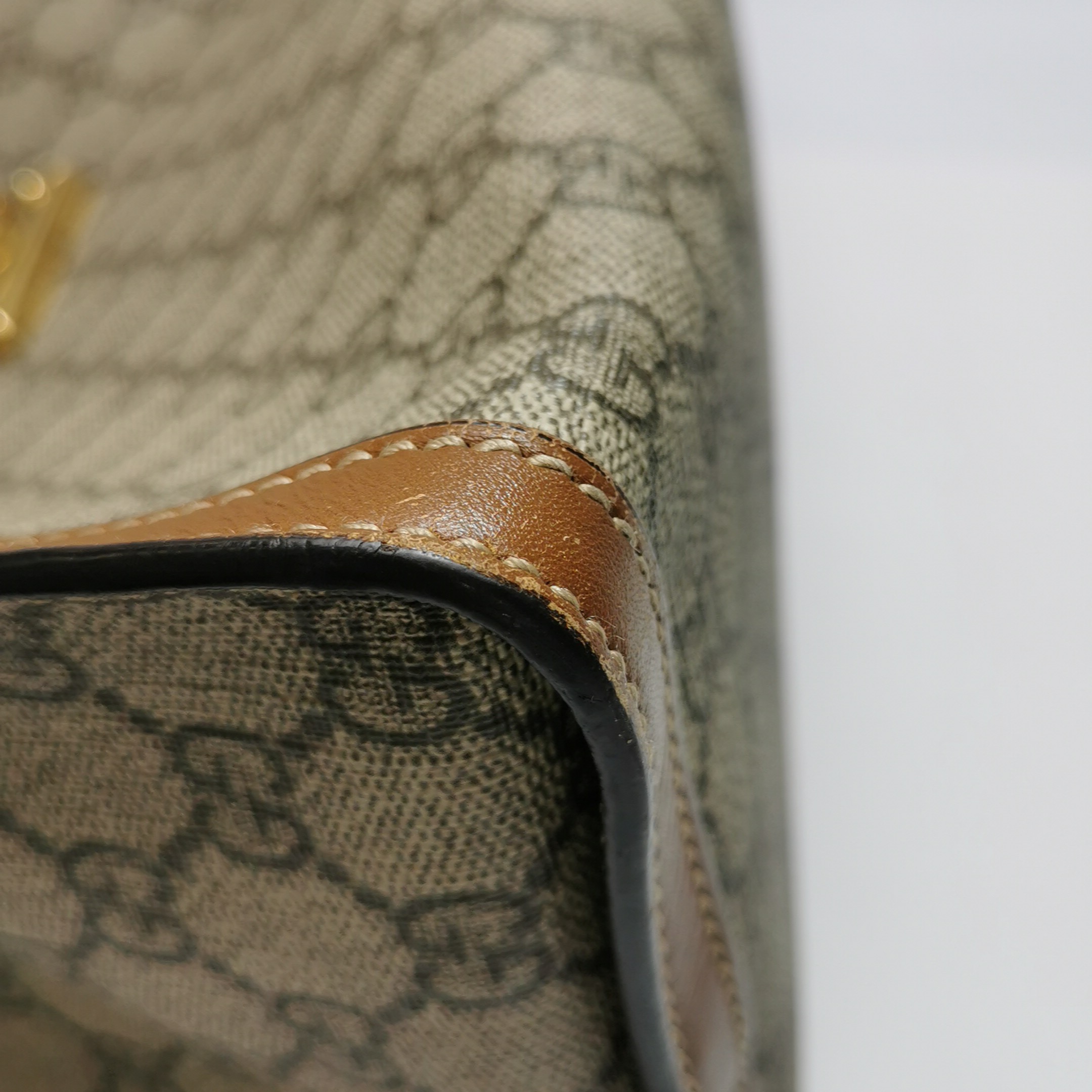 Gucci Padlock Chain Tote GG Coated Canvas with Leather Medium — photo 14 of 14