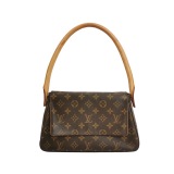 Louis Vuitton(LV) Looping Handbag Monogram Canvas Mini — thumbnail 1