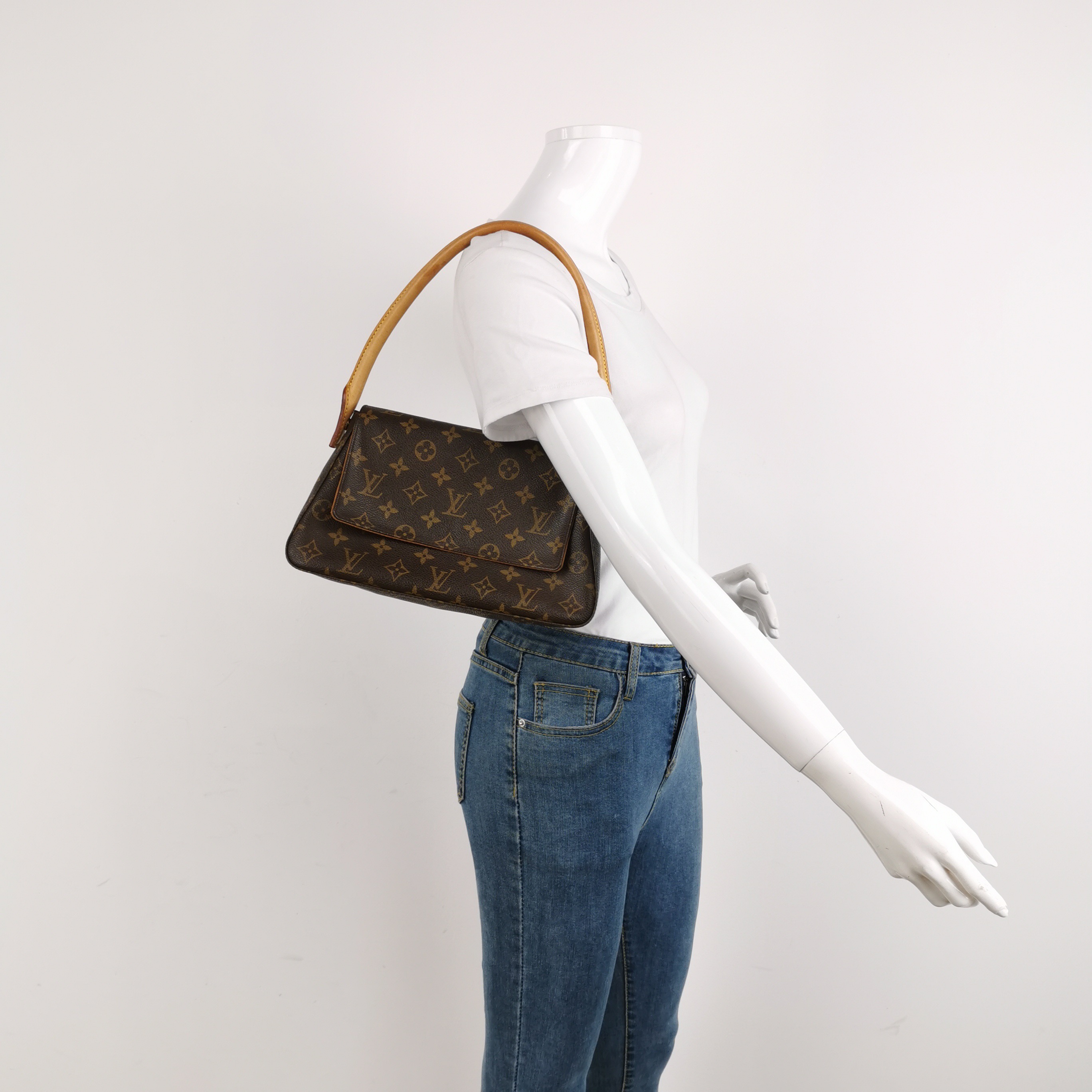 Louis Vuitton(LV) Looping Handbag Monogram Canvas Mini — alternate view