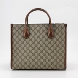 Gucci Structured Top Handle Open Tote GG Coated Canvas Small — thumbnail 5