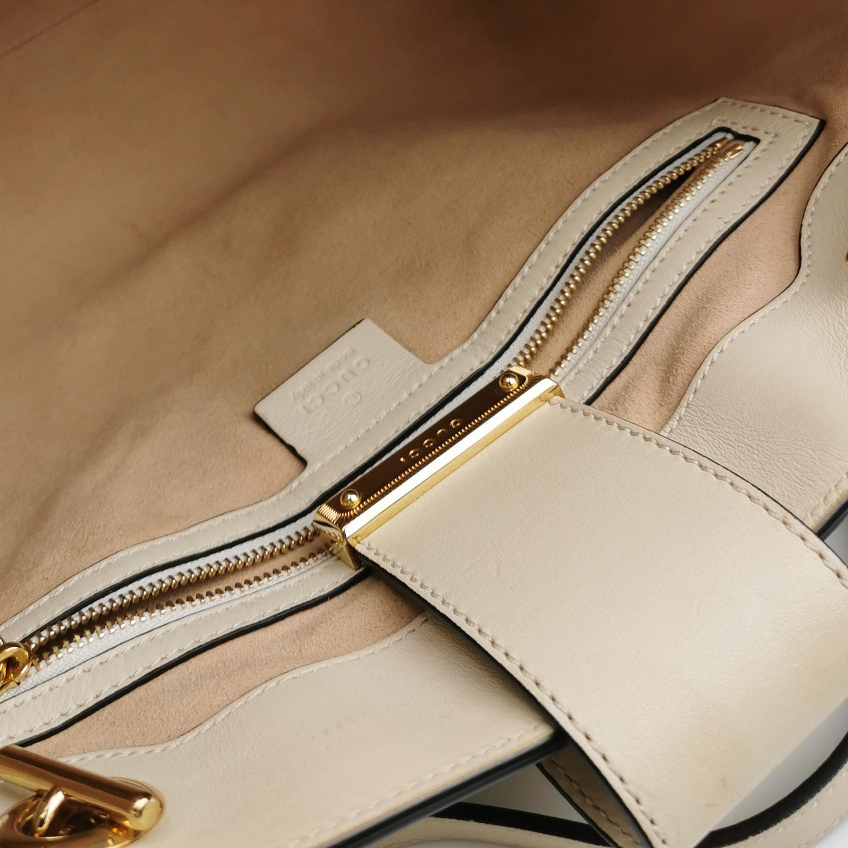 Gucci Padlock Chain Tote GG Coated Canvas with Leather Medium — photo 7 of 16
