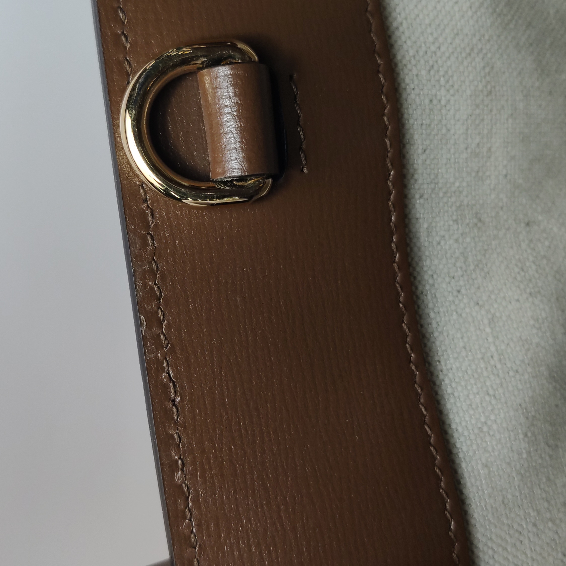 Gucci Structured Top Handle Open Tote GG Coated Canvas Small — photo 18 of 24