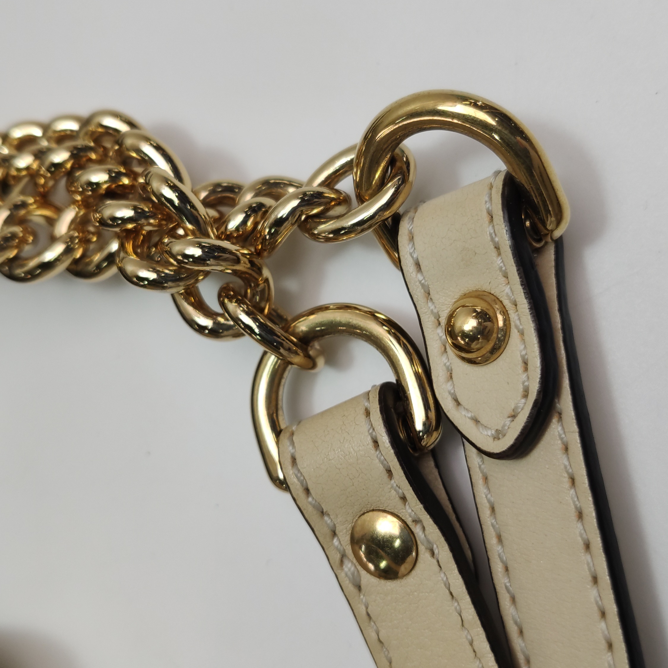 Gucci Padlock Chain Tote GG Coated Canvas with Leather Medium — photo 12 of 16