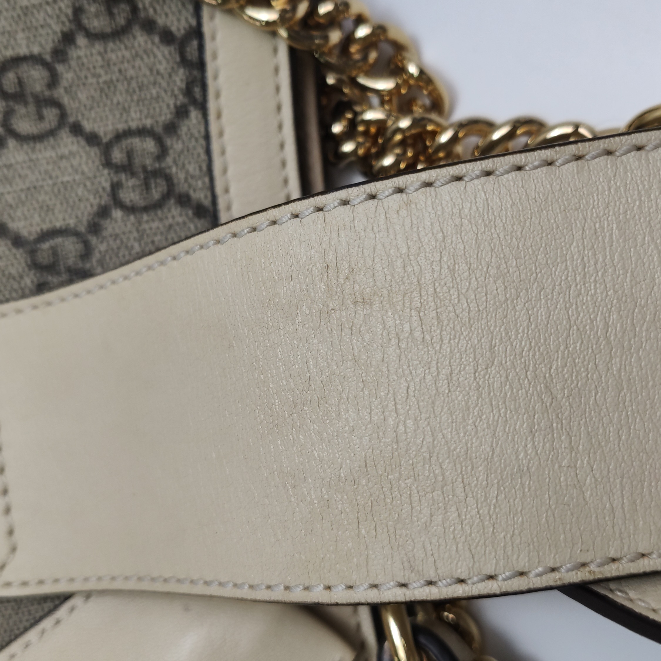 Gucci Padlock Chain Tote GG Coated Canvas with Leather Medium — photo 15 of 16