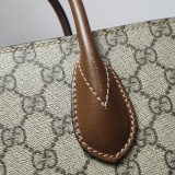 Gucci Structured Top Handle Open Tote GG Coated Canvas Small — thumbnail 24