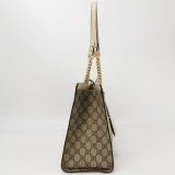 Gucci Padlock Chain Tote GG Coated Canvas with Leather Medium — thumbnail 5