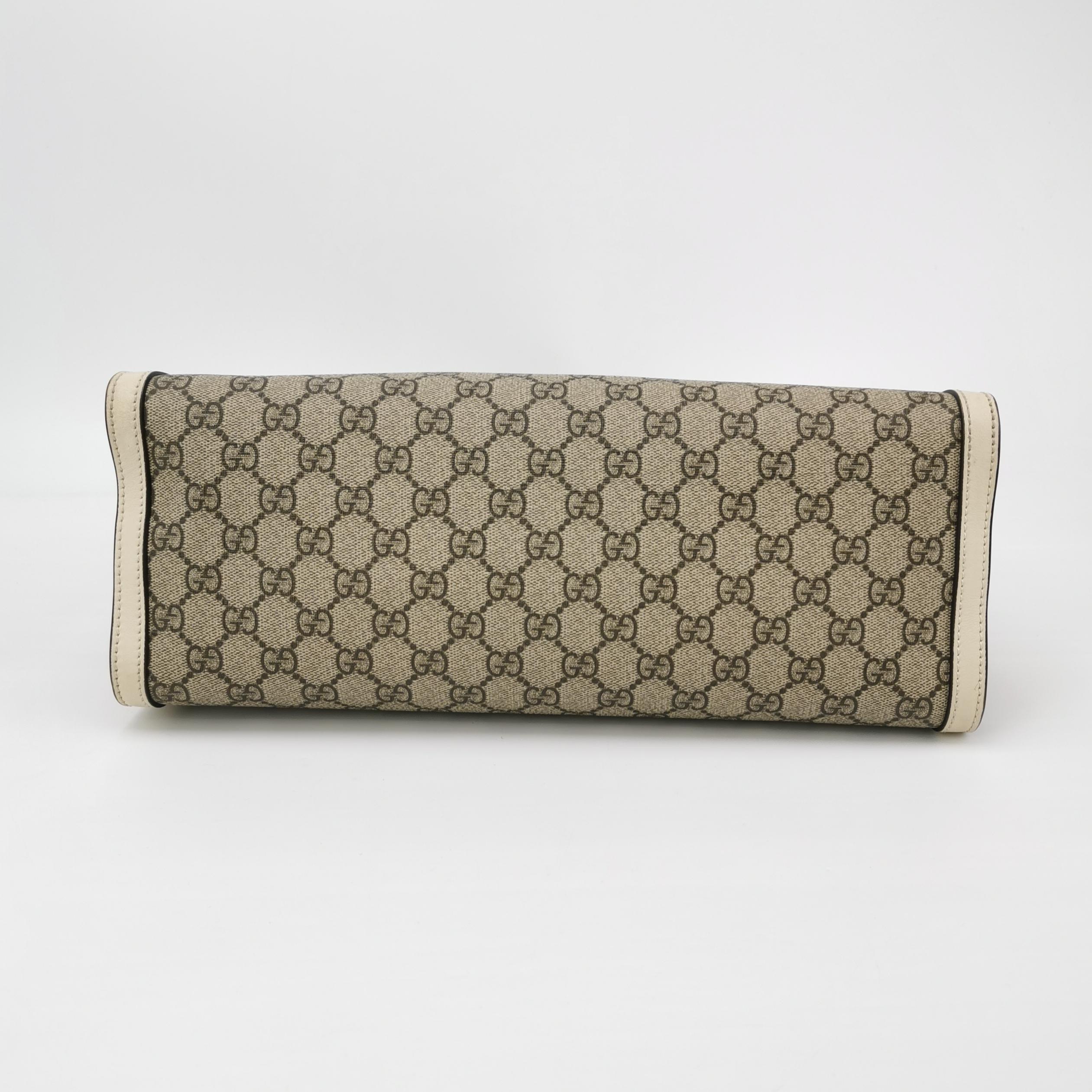 Gucci Padlock Chain Tote GG Coated Canvas with Leather Medium — photo 6 of 13