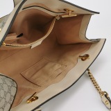 Gucci Padlock Chain Tote GG Coated Canvas with Leather Medium — thumbnail 7
