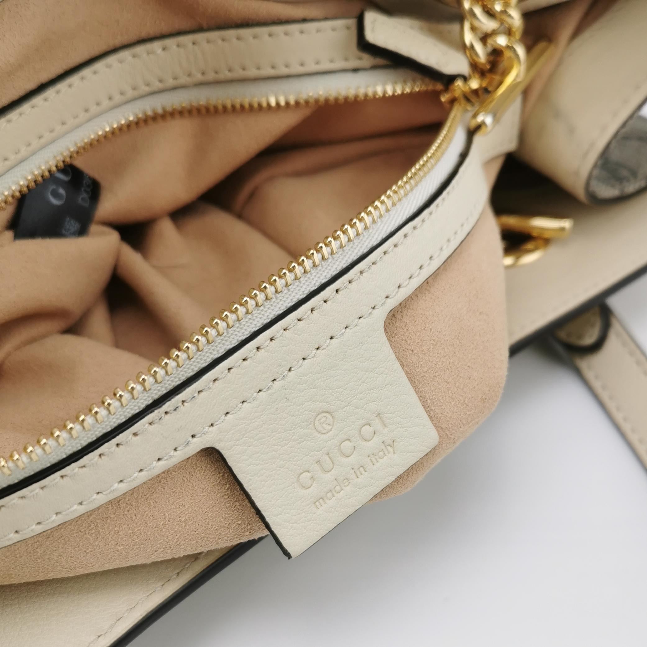 Gucci Padlock Chain Tote GG Coated Canvas with Leather Medium — photo 8 of 13