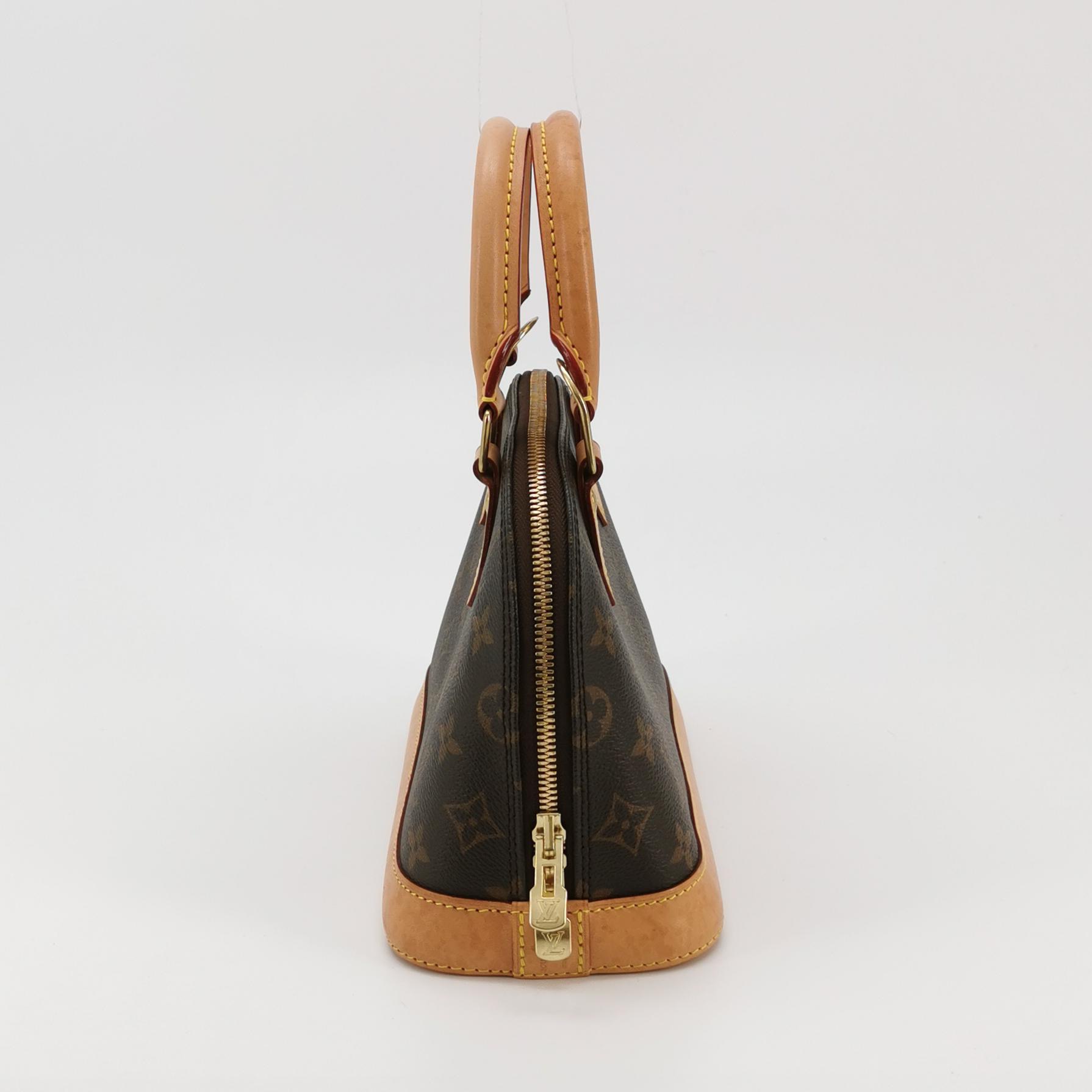 Louis Vuitton(LV) Alma Handbag Monogram Canvas BB — photo 3 of 19