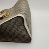 Gucci Padlock Chain Tote GG Coated Canvas with Leather Medium — thumbnail 12
